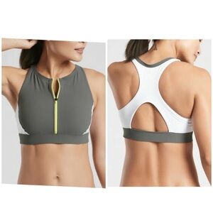 Athleta Colorblock Sport Bra Small